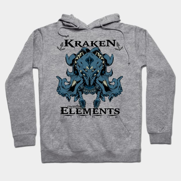 OTE King Kraken w/ color Hoodie by OwnTheElementsClothing